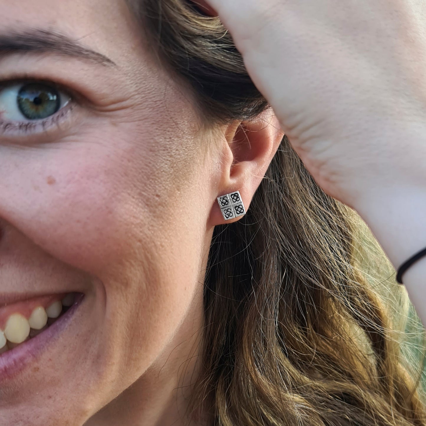 Pendientes 4 Panots cuadrados