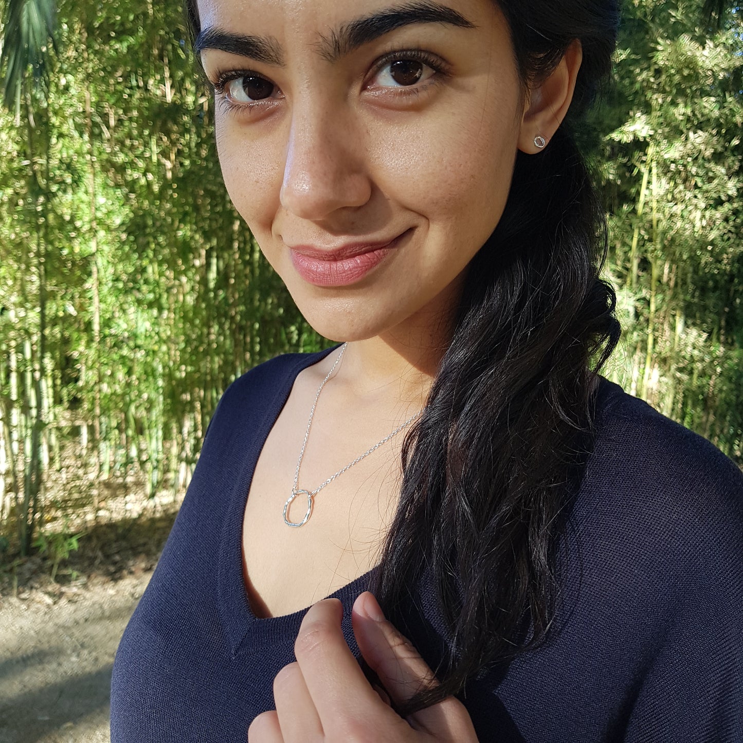 Collar Círculo de plata