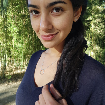 Collar Círculo de plata