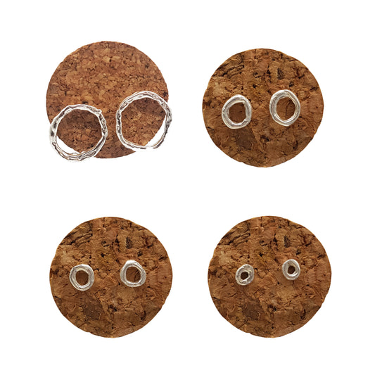 Pendientes Círculo de plata