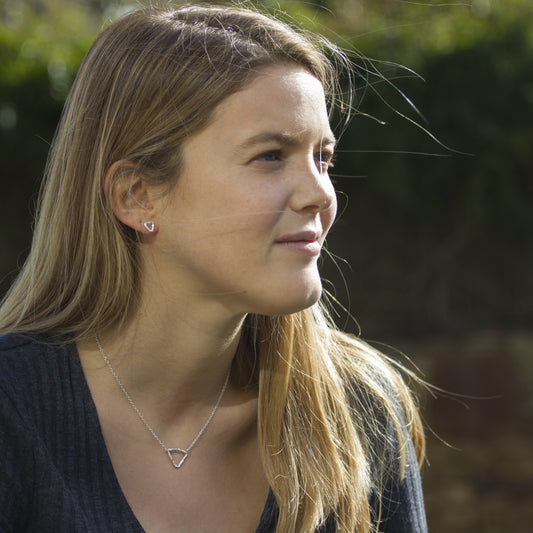 Collar Triángulo de plata