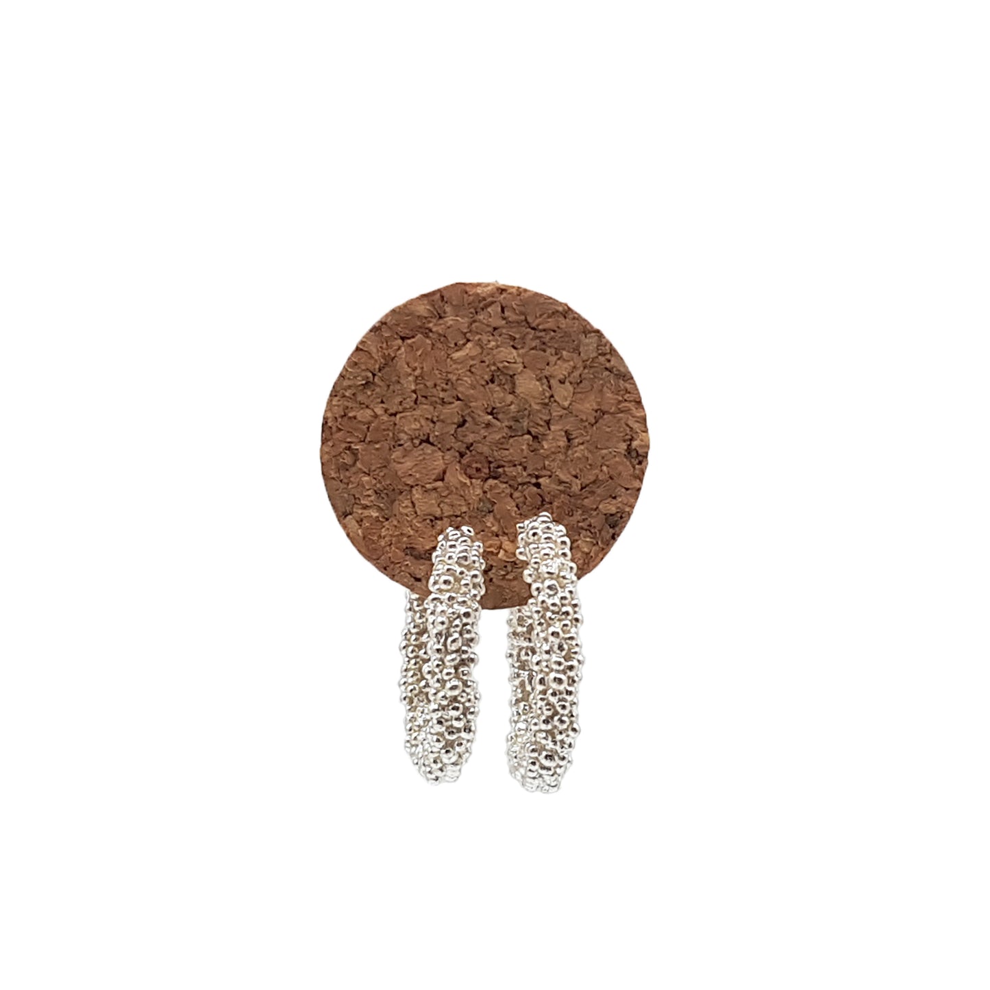 Aros Burbujas completas de plata