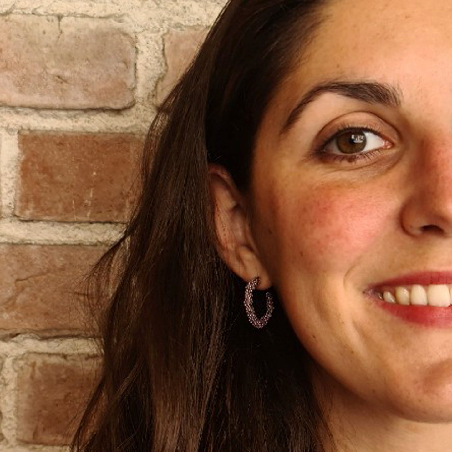 Aros Burbujas completas de plata oxidada