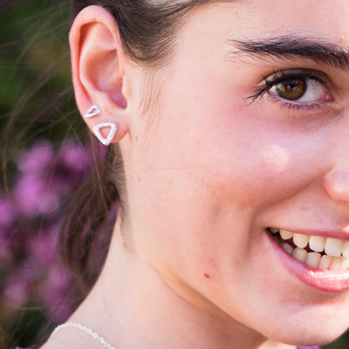 Pendientes Triángulo de plata