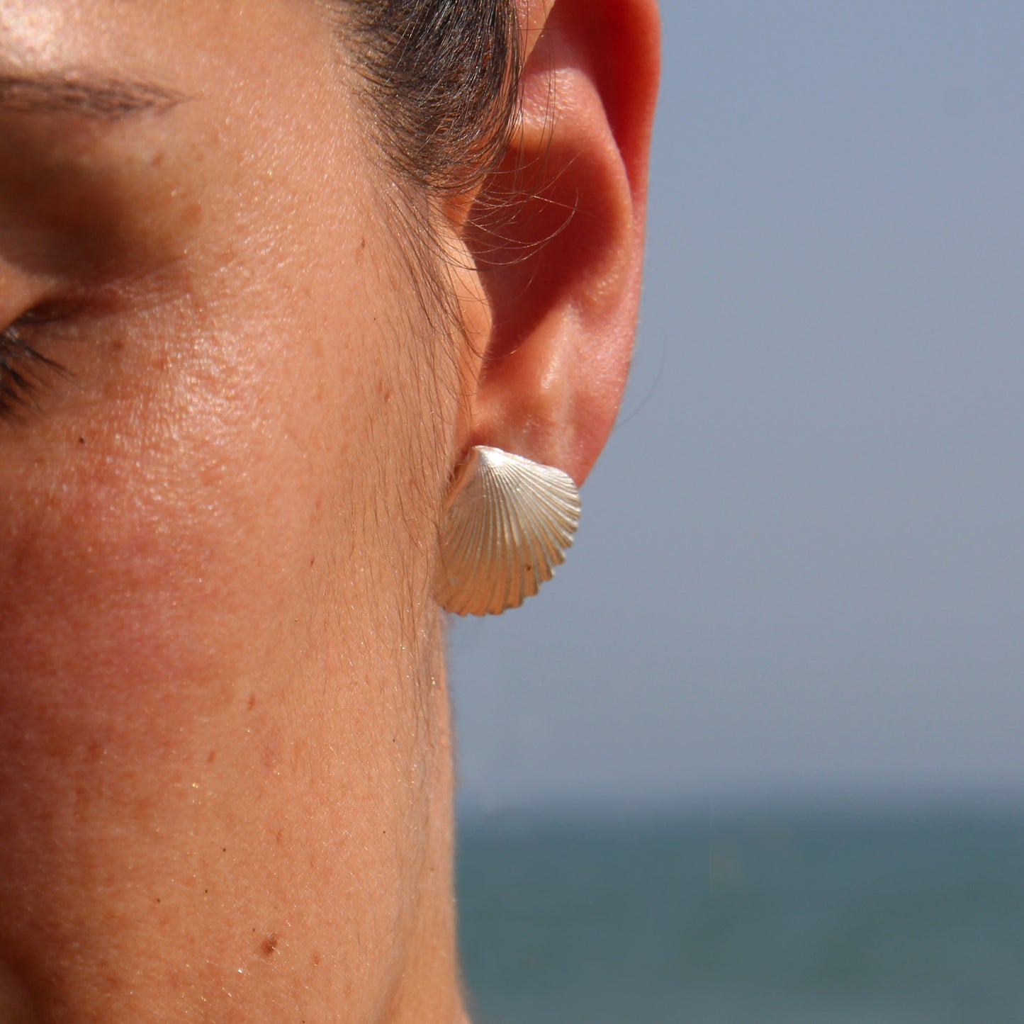 Pendientes Conchas de plata