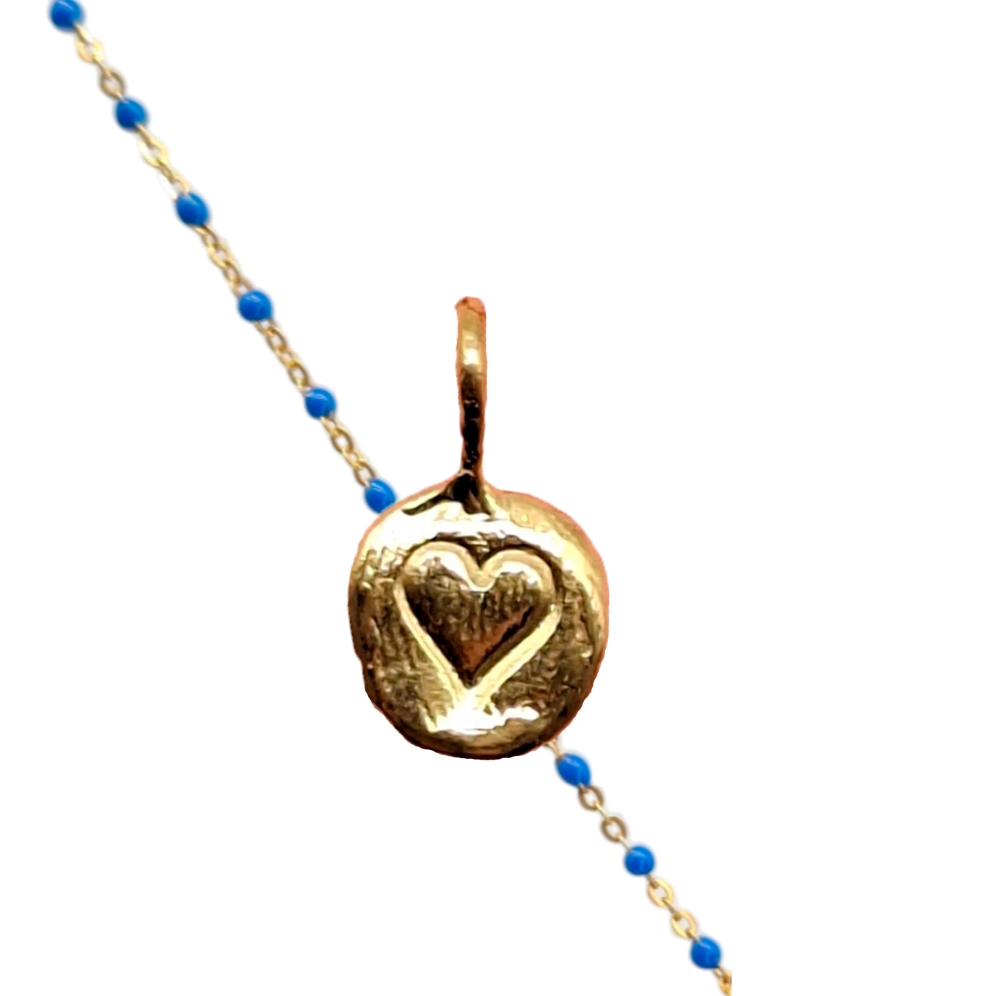 Collar Amuleto de plata chapada en oro