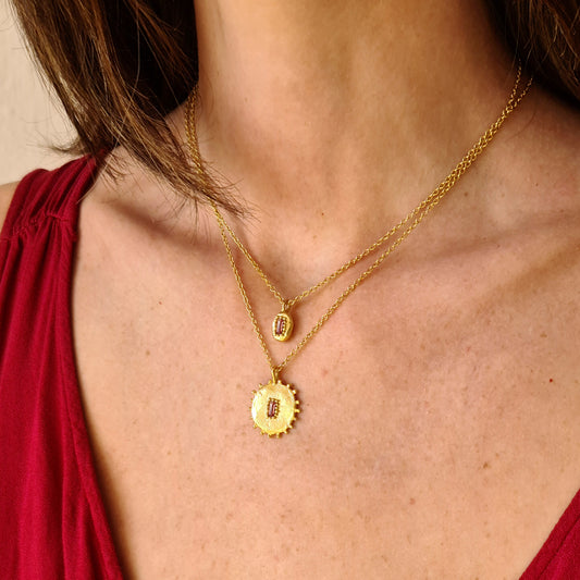 Collar Cristales grandes