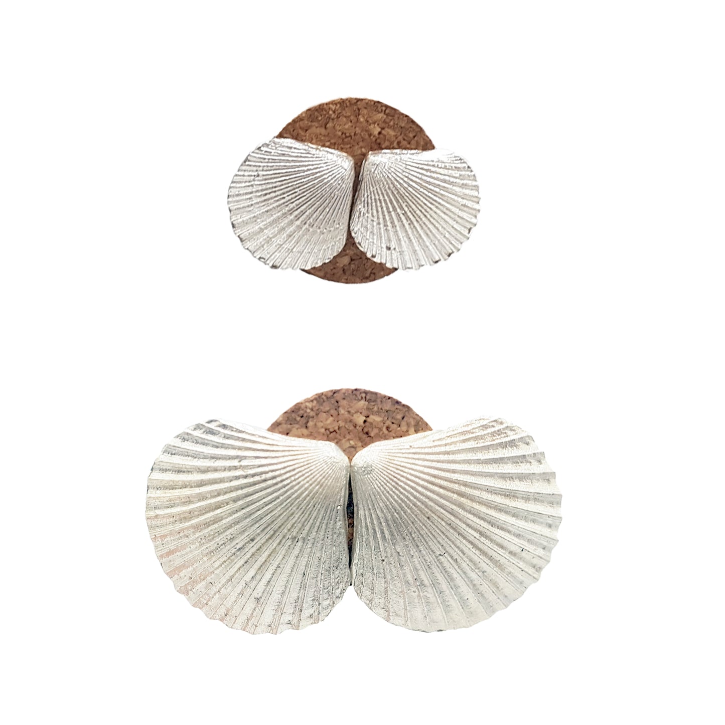 Pendientes Conchas de plata