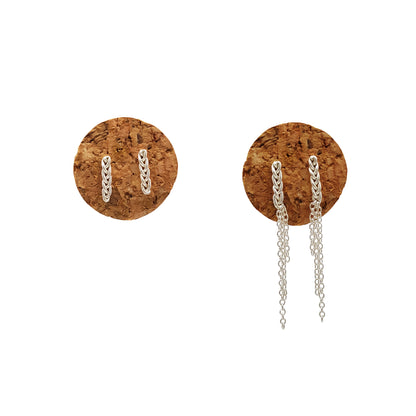 Pendientes Trenzas de plata