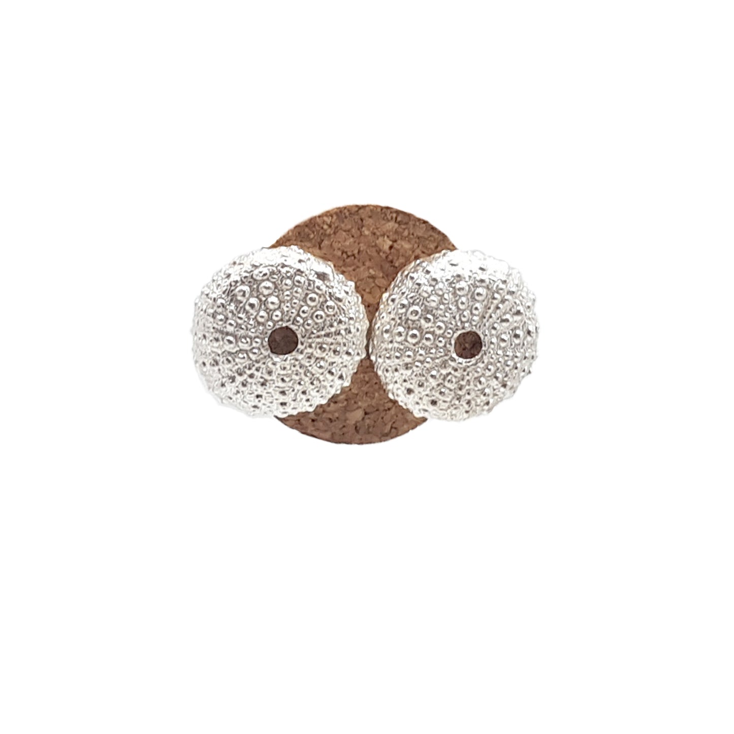 Pendientes Erizos de mar de plata