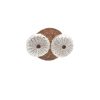 Pendientes Erizos de mar de plata