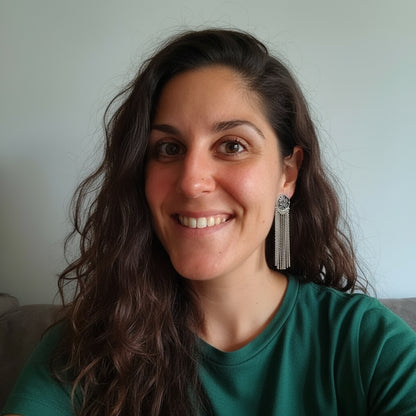 Pendientes Constelaciones botón Maxi de plata