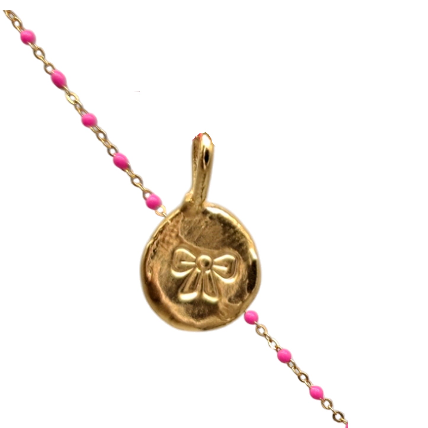 Collar Amuleto de plata chapada en oro